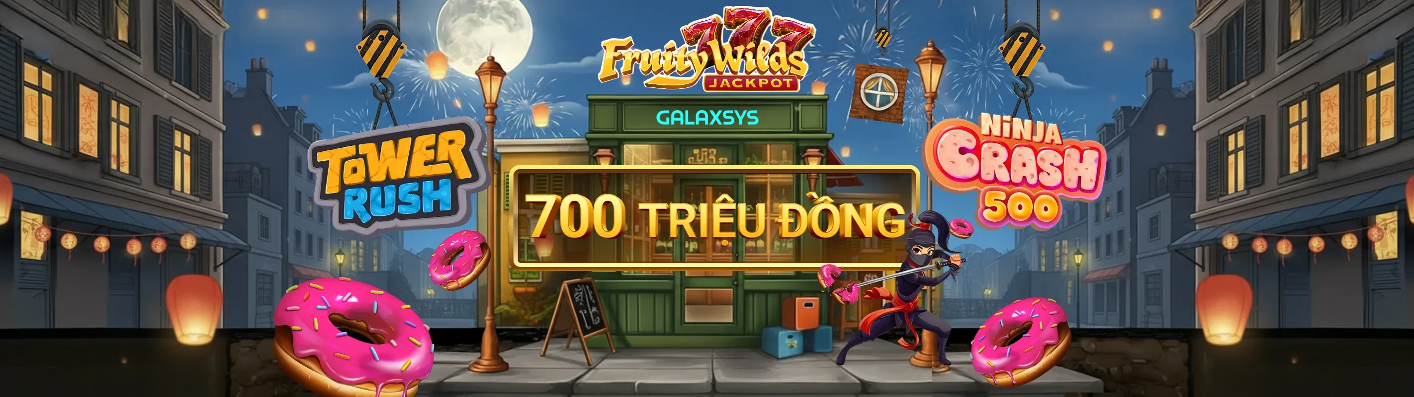 Trò chơi Nổ Hũ sôi động tại vf555 casino